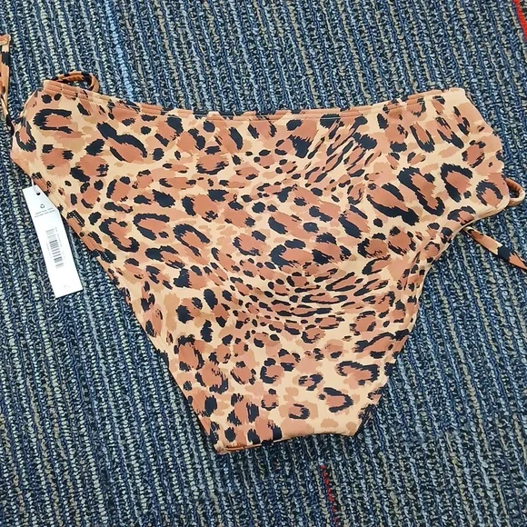 New Adore Me Nadzia Contour Bikini Bottoms | Leopard‎ XL - Picture 5 of 5
